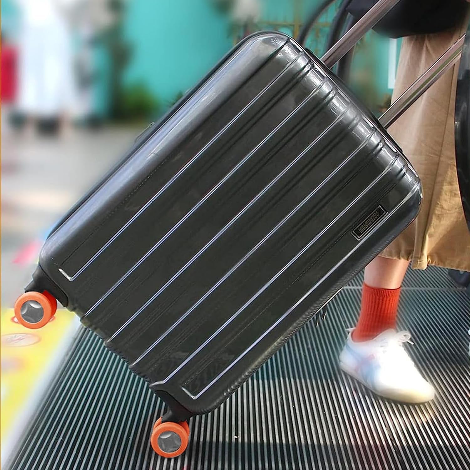 Luggage Wheel Covers, 8 & 4 Pcs Luggage Wheel Covers For Suitcase, Reduce Noise For Travel Luggage Suitcase, Silicone Suitcase Wheels Cover, For Protect Suitcase Wheels (8 Pcs & 4 Pc Set) Luggage Wheel Covers, 8 & 4 Pcs Luggage Wheel Covers For Suitcase, Reduce Noise For Travel Luggage Suitcase, Silicone Suitcase Wheels Cover, For Protect Suitcase Wheels (8 Pcs & 4 Pc Set)